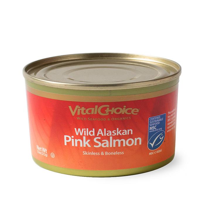 Canned Pink Salmon - skinless, boneless
